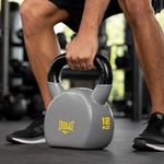 Pesa Rusa con Revestimiento de Vinil y Agarre Ergonómico de 12 Kg Color Gris