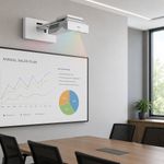 Soporte de Pared para Proyector de Ultracorta Distancia en Color Blanco