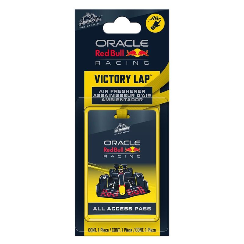 Aromatizante para Auto Colgante Notas Cítricas Diseño Pase Libre Victory Lap