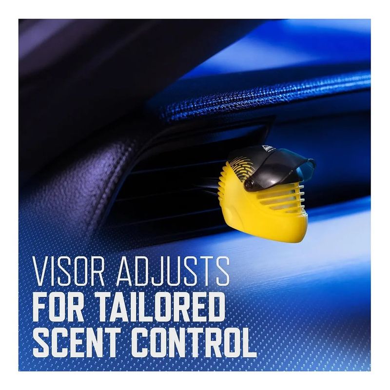 Aromatizante para Auto Rejilla de Ventilación Notas Cítricas Diseño de Casco Victory Lap