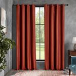 Cortina Black Out Grindle de 140 x 240 Cm Color Terracota