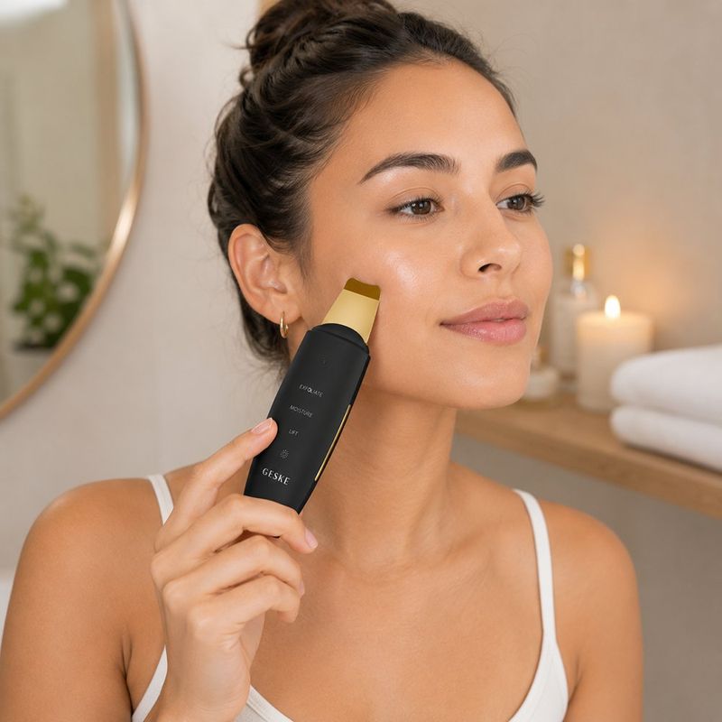 Exfoliante Facial y Eliminador de Puntos Negros 9 en 1 Color Negro