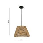 Lámpara de Colgar de Rattan Natural
