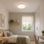 Plafón Led Color Blanco Redondo de Diseño Minimalista de 24 W CCT