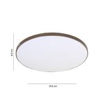 Plafón LED Redondo Color Café de 24W CCT