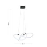 Lámpara de Colgar Led CCT Diseño Tipo Nudo