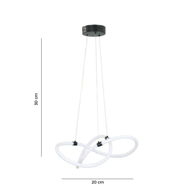 Lámpara de Colgar Led CCT Diseño Tipo Nudo