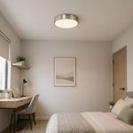 Plafón LED de 24 W 3CCT con Acabado Níquel Satinado