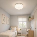Plafón Led Color Blanco Redondo con Diseño Decorativo de 8 W 2CCT