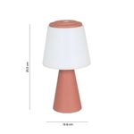 Lámpara de Mesa Color Roja Led Cct