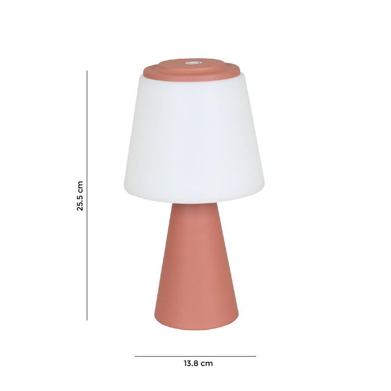 Lámpara de Mesa Color Roja Led Cct