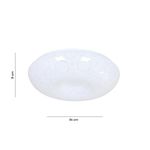 Plafón Led Color Blanco Redondo con Diseño de Círculos de 18 W 2CCT
