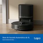 Robot Aspirador Tapo RV30 Max Plus con Estación de Vaciado Automático en Color Negro