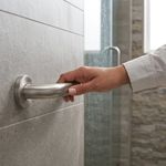 Barra de Seguridad para Baño Recta 30 cm Color Cromo