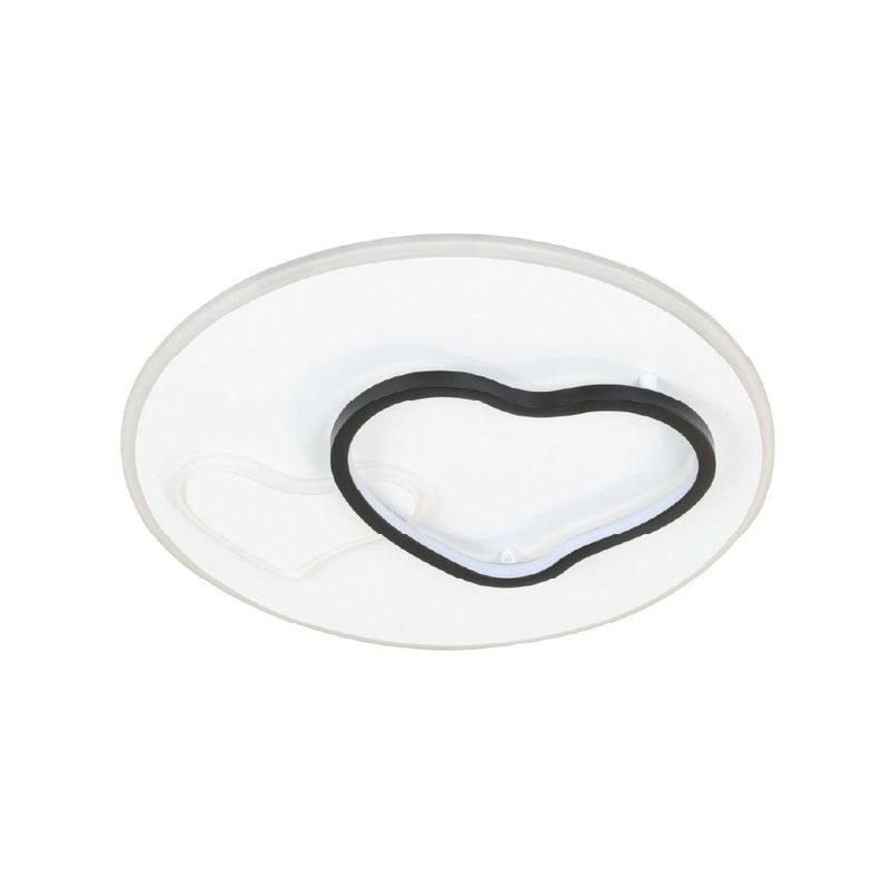Plafón LED Infantil con Diseño de Corazón con Luz Integrada en Color Blanco