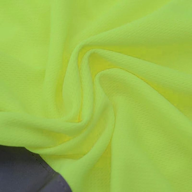 Polo Reflectiva de Alta Visibilidad Manga Corta Amarillo y Azul Marino