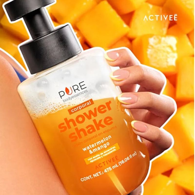 Jabón Corporal en Espuma Shower Shake Aroma Sandía & Mango 475 mL