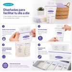 Bolsas para Almacenamiento de Leche Materna Preesterilizadas 6 Oz, 50 Unidades
