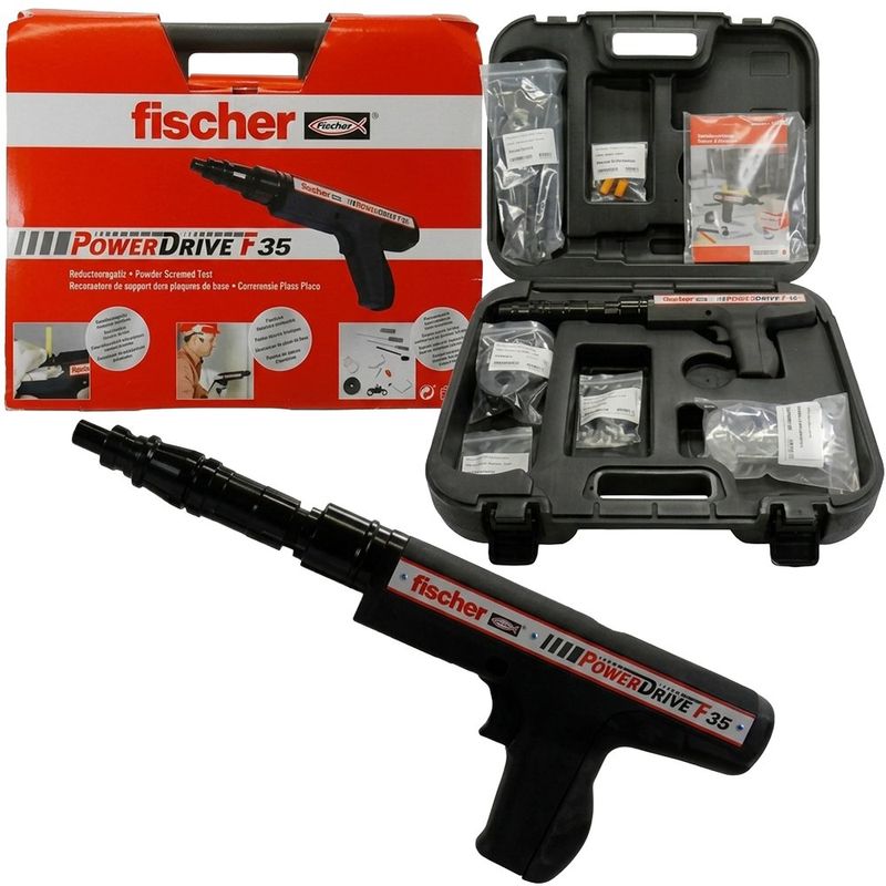 Herramienta de Fijación Power Drive F35 con Regulación de Potencia para Concreto y Acero