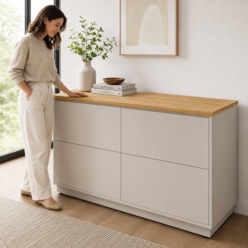 Top de Madera para Gabinete Base Verace 120 Cm