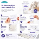 Bolsas para Almacenamiento de Leche Materna Preesterilizadas 6 Oz, 100 Unidades