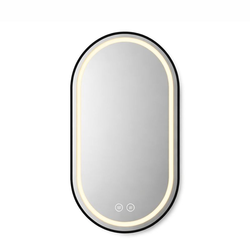 Espejo LED Ovalado con Luz Regulable 70 x 50 Cm Colores Surtidos