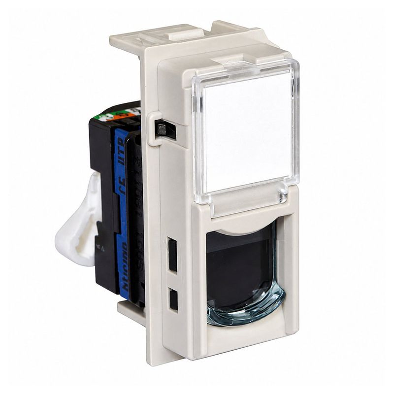 Conector RJ45 Categoría 6 UTP Living Now Modelo KM4279C6 en Color Arena