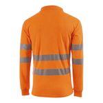 Polo Reflectiva Naranja Manga Larga de Alta Visibilidad