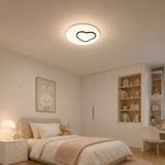 Plafón LED Infantil con Diseño de Corazón con Luz Integrada en Color Blanco