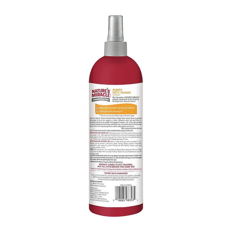 Spray Entrenador de Orina para Perro de 236 ml con Atomizador