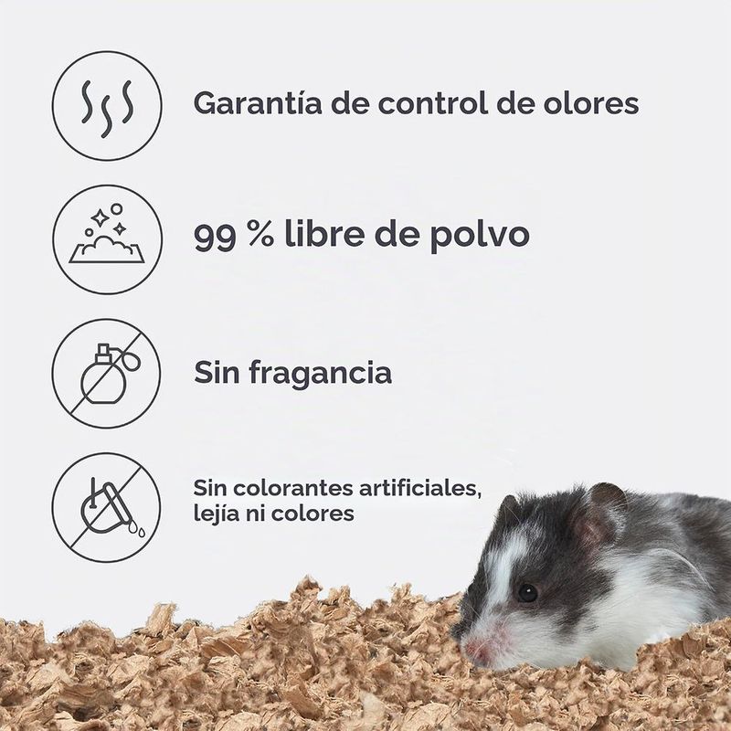 Ropa de Cama Natural para Pequeñas Mascotas 49.2 L