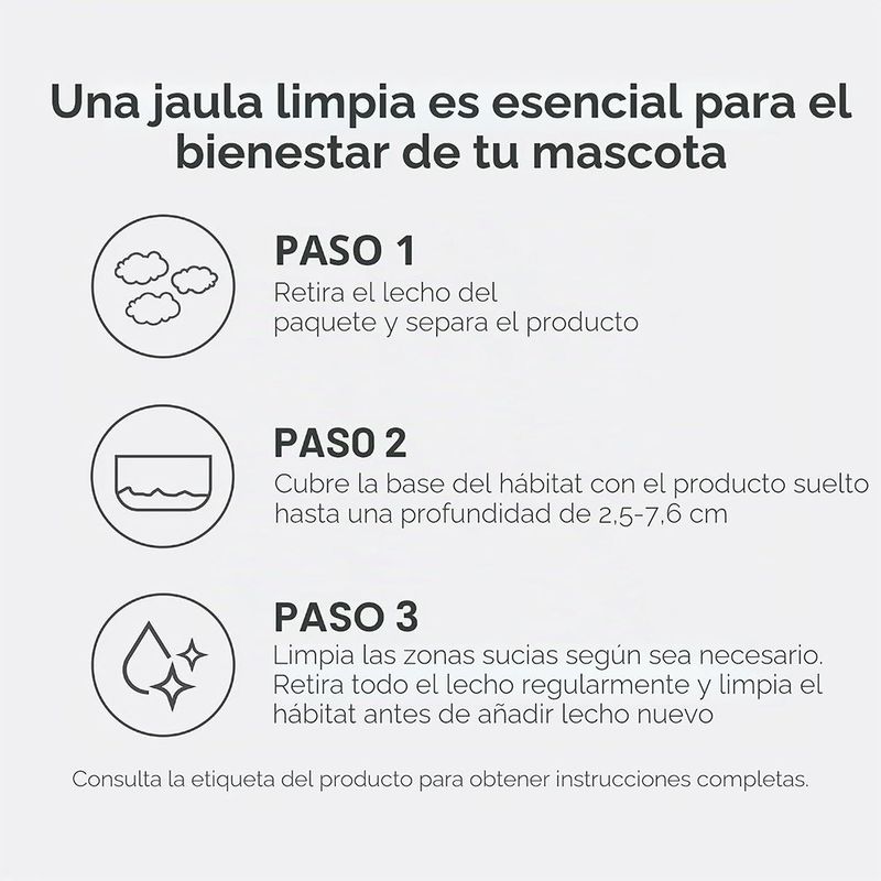 Ropa de Cama Natural para Pequeñas Mascotas 49.2 L