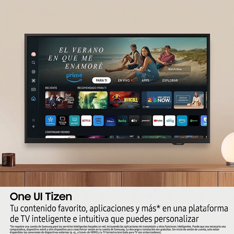 Televisor Smart 32" HD LED HDR con Tizen OS