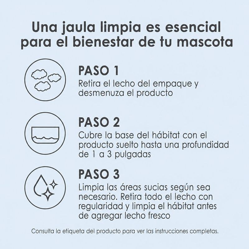 Ropa de Cama Blanca para Pequeñas Mascotas 12.3 L