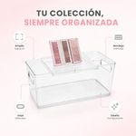 Bandeja Organizadora para Cosméticos de Plástico Transparente