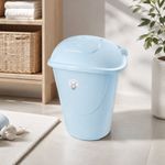Cesta para Ropa Infantil con Tapa de 5 Litros Color Celeste