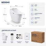 Sanitario de Cierre Lento Funzionale Smart Blanco