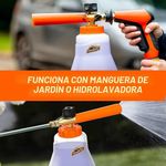 Espumadora 2 en 1 para Lavado de Auto Compatible con Manguera e Hidrolavadora