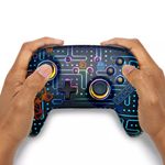 Control Inalámbrico para Nintendo Switch con Iluminación LED Diseño Pac-Man Retro