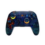 Control Inalámbrico para Nintendo Switch con Iluminación LED Diseño Pac-Man Retro
