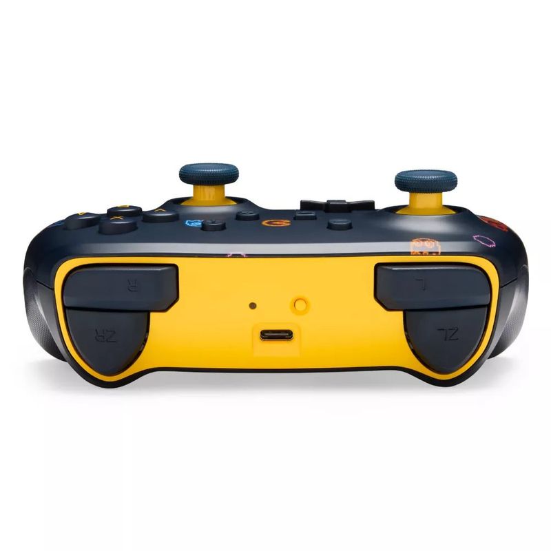 Control Inalámbrico para Nintendo Switch con Iluminación LED Diseño Pac-Man Retro