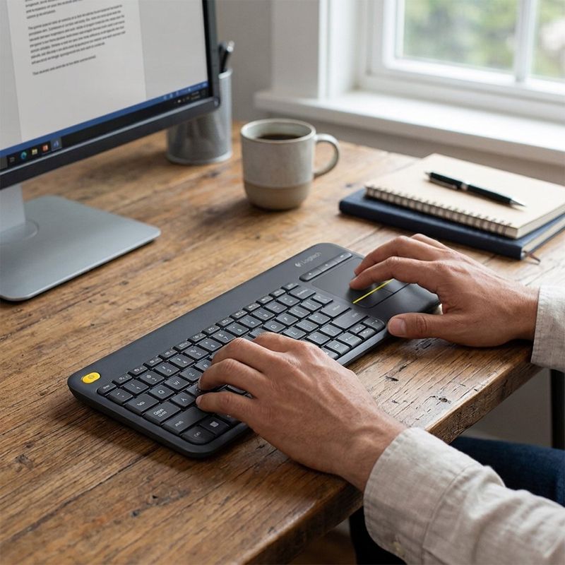 Teclado Inalámbrico K400 para Smart TV
