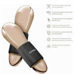 Set de Masajeadores Faciales Tecnología Frío-Calor 7 en 1 Color Negro 2 Piezas