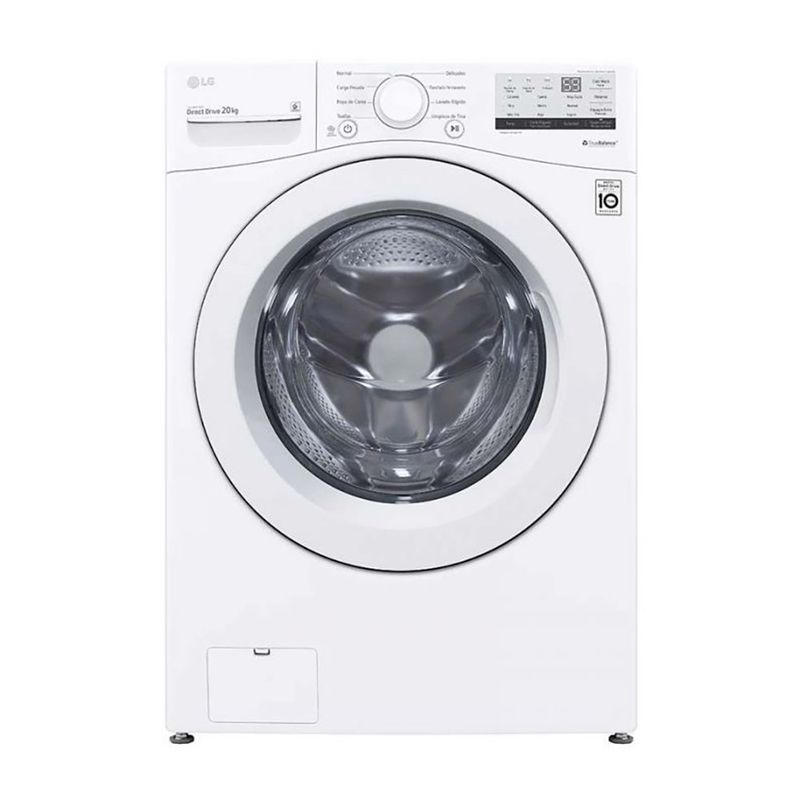Lavadora de Carga Frontal Inverter Direct Drive 20 Kg Color Blanco