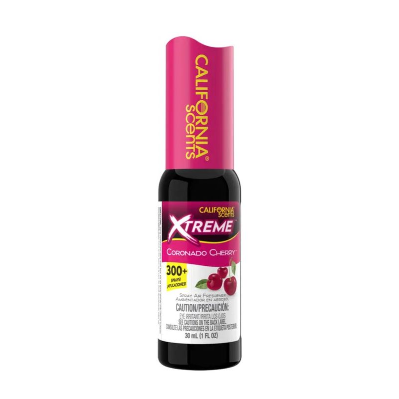 Aromatizante para Auto en Spray con 300+ Aplicaciones Aroma Cereza 1 Oz
