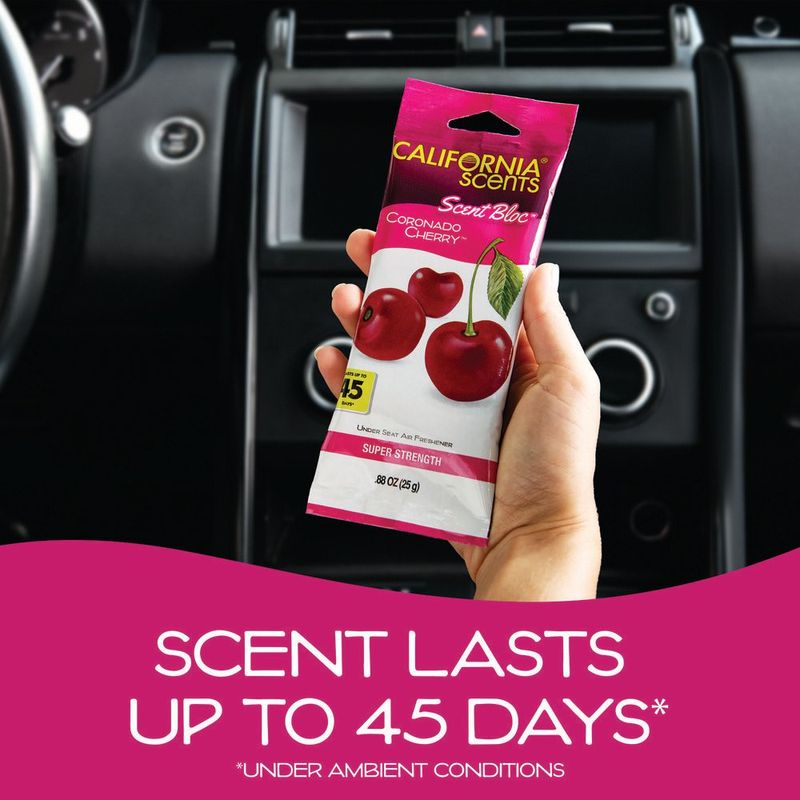 Aromatizante para Auto en Bloque para Bajo el Asiento Aroma Cereza 25 g