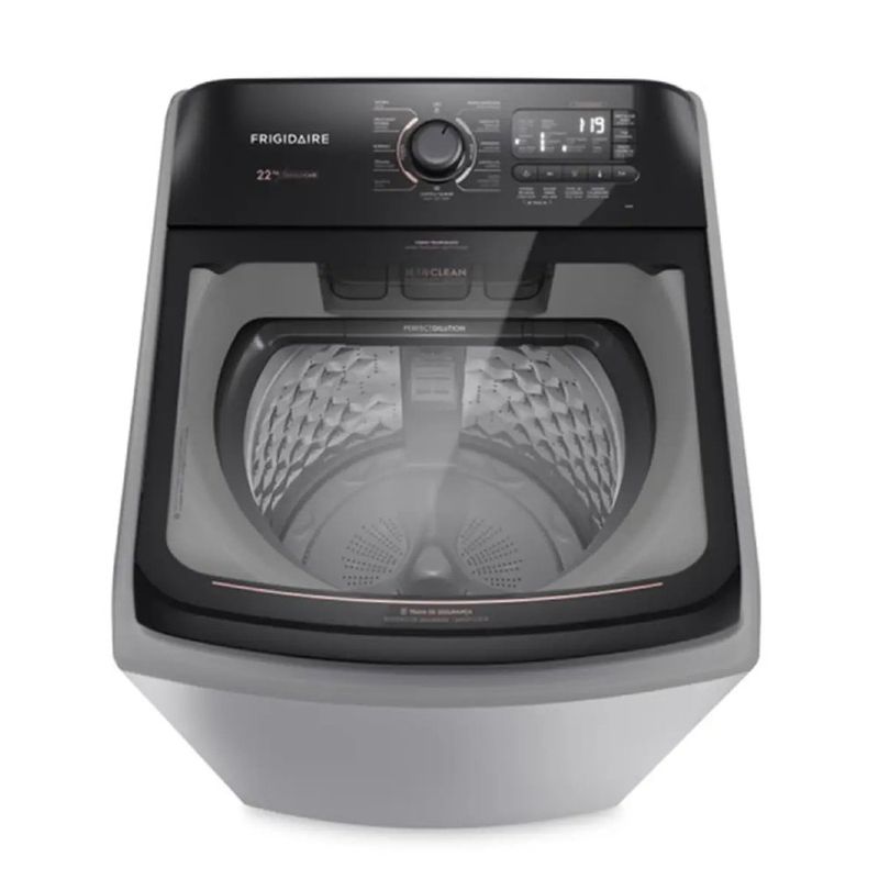 Lavadora Automática Digital Carga Superior 22 Kg con Impeller Color Gris