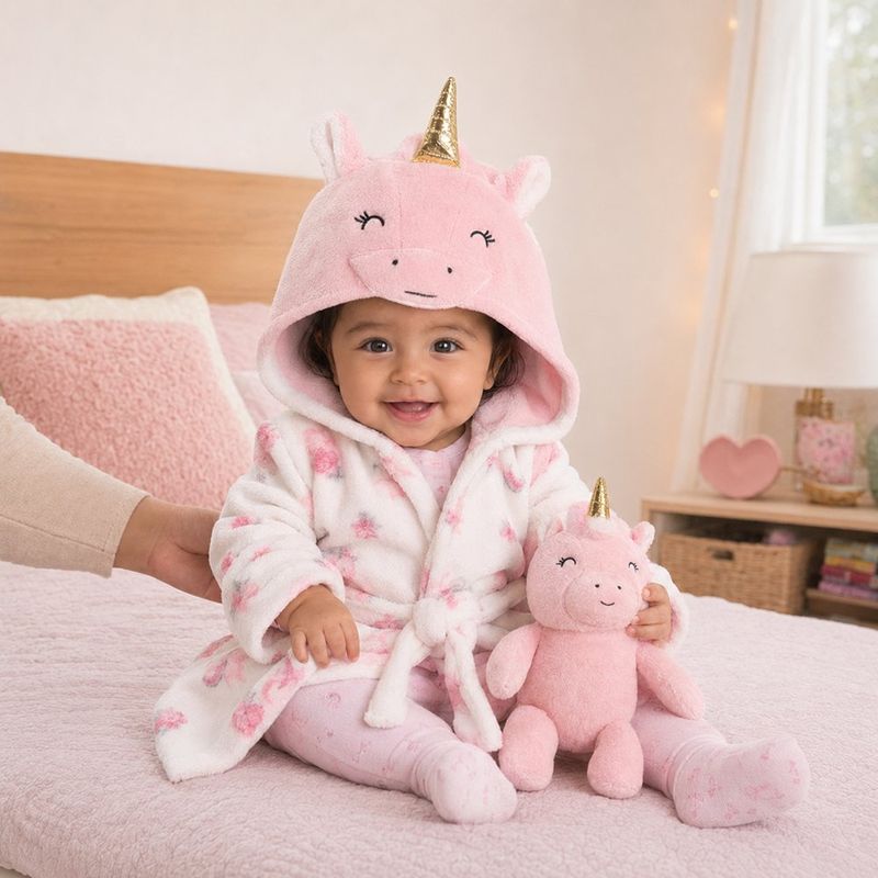 Sofá Infantil Diseño de Conejo con Orejas Color Rosado para Cuartos y Salas de Juego