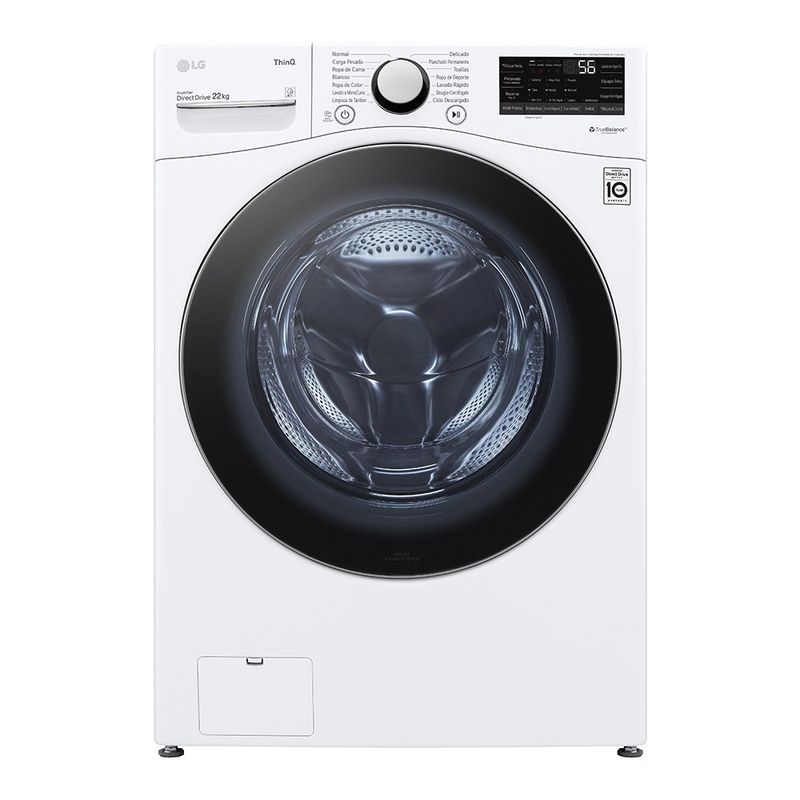 Lavadora de Carga Frontal AI Direct Drive 22 Kg Color Blanco