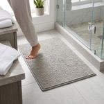 Alfombra de Baño 60 x 90 cm Color Crema